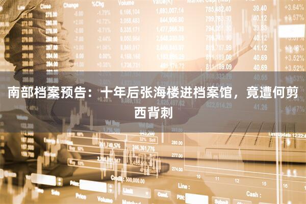 南部档案预告：十年后张海楼进档案馆，竟遭何剪西背刺